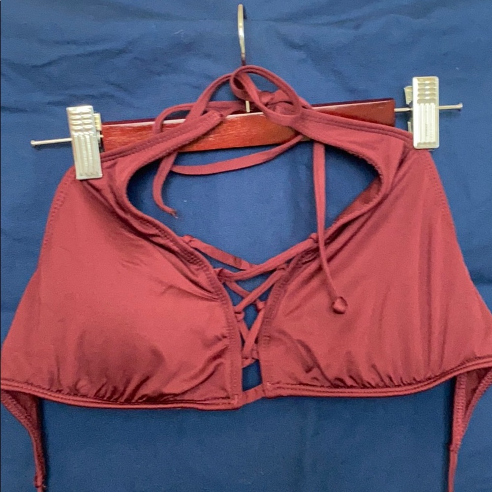 Flattering cross top